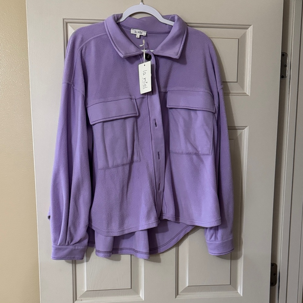 LA MIEL Lavender Utility Jacket